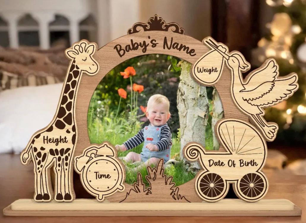 Portaretratos personalizado para Bebé