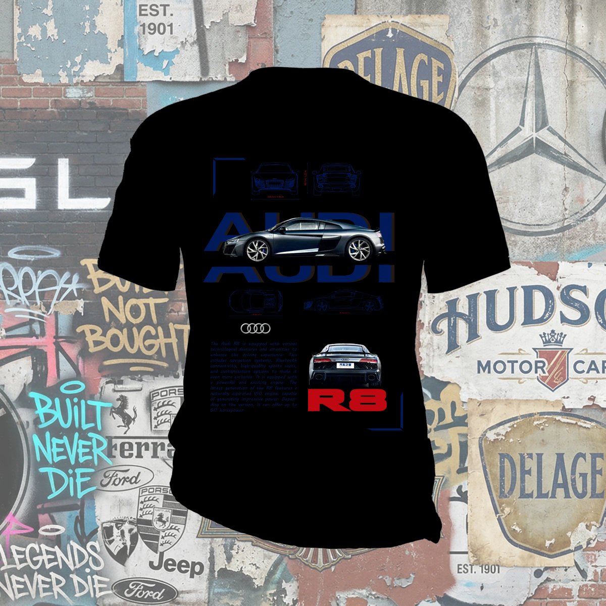 Playeras Autos Deportivos