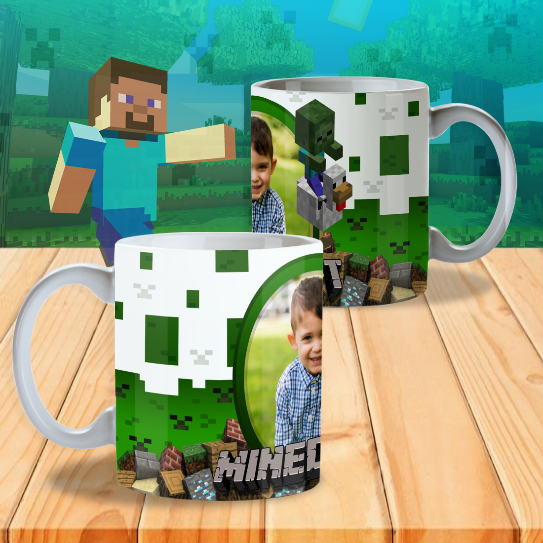 Tazas Minecraft