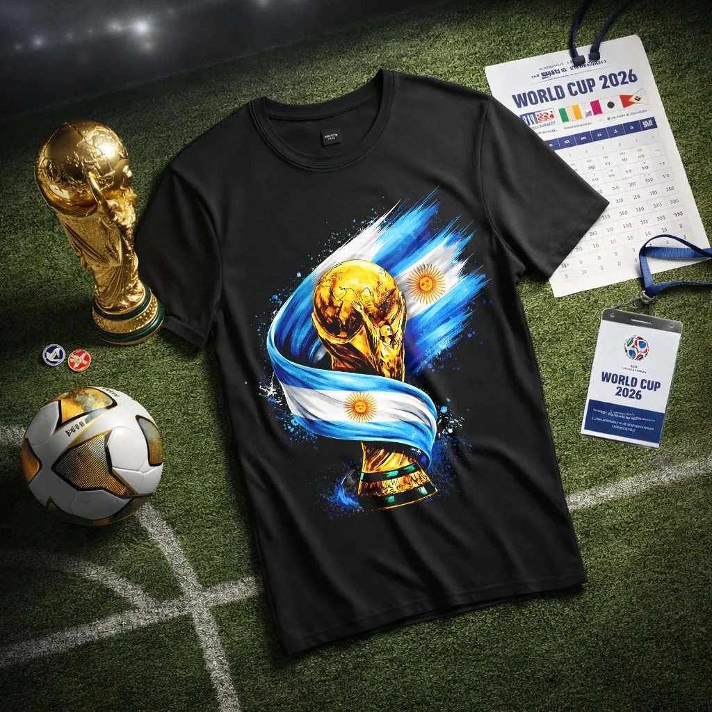 Playeras Munidal 2026 - Trofeo